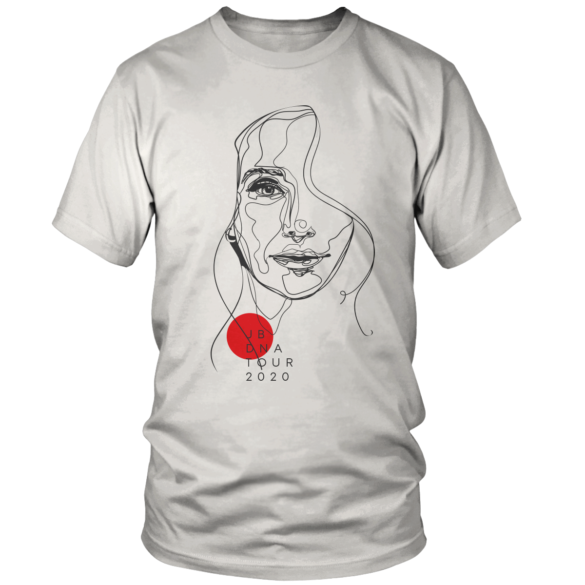 Jeanette Biedermann - T-Shirt - Illustration (Offwhite)