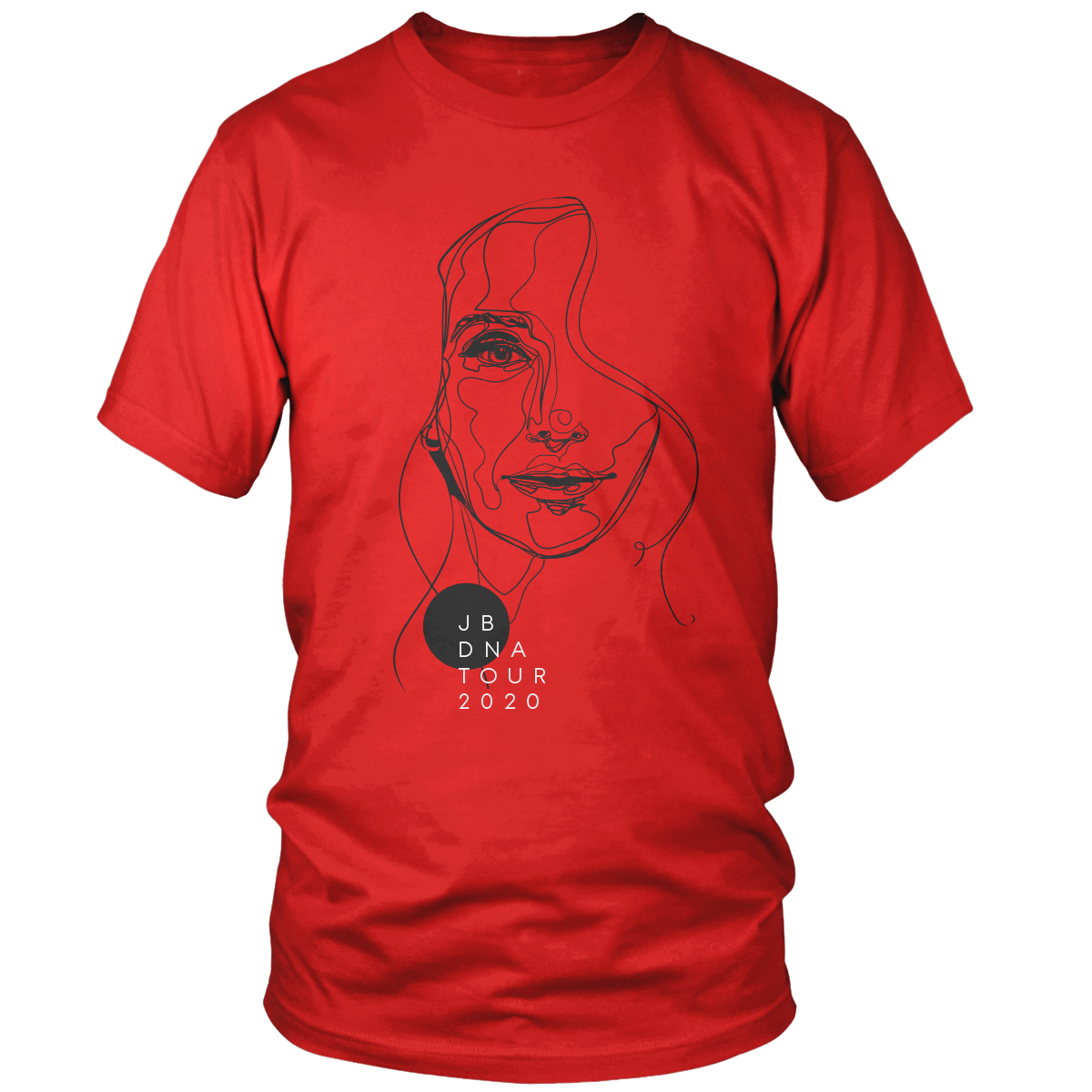 Jeanette Biedermann - T-Shirt - Illustration (rot)